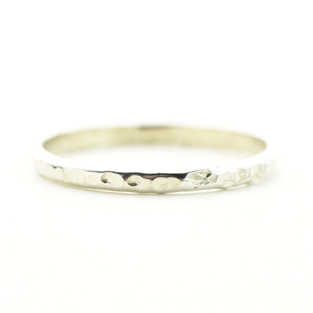 Sparkle Hammered 1.6mm Ring