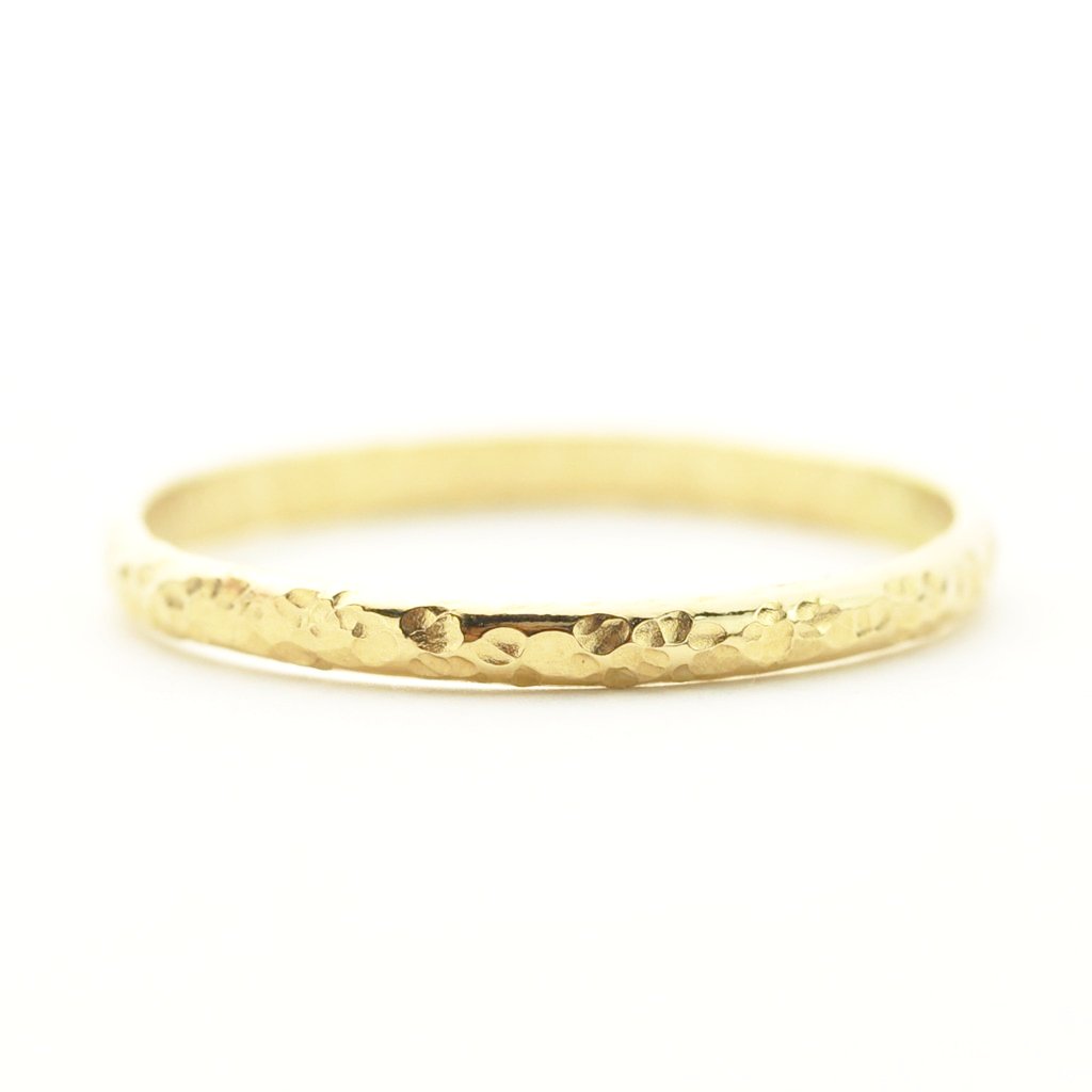 Sparkle Hammered 1.6mm Ring