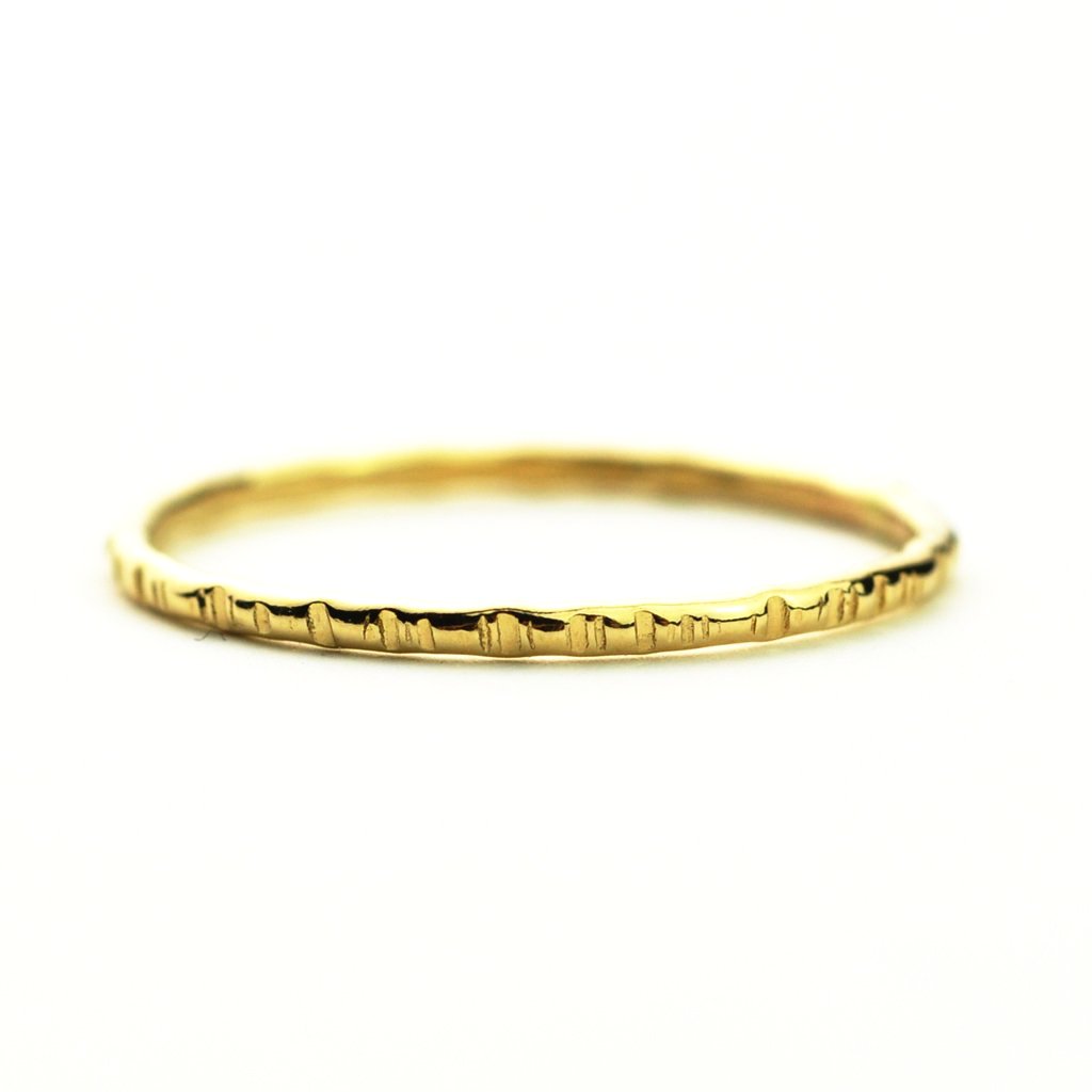 Thin Textured Ring