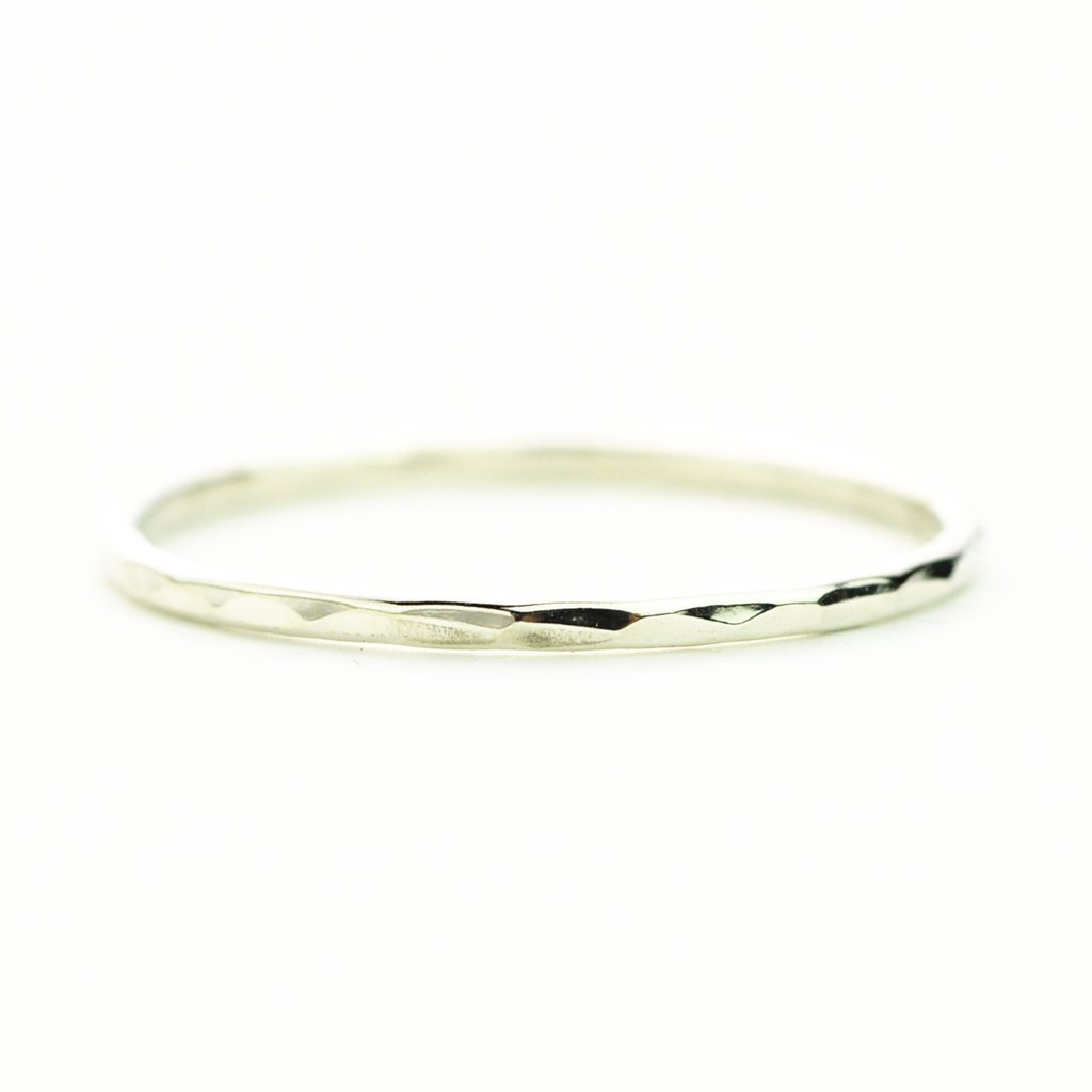 Sparkle Hammered Ring