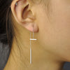 Bars chain earring