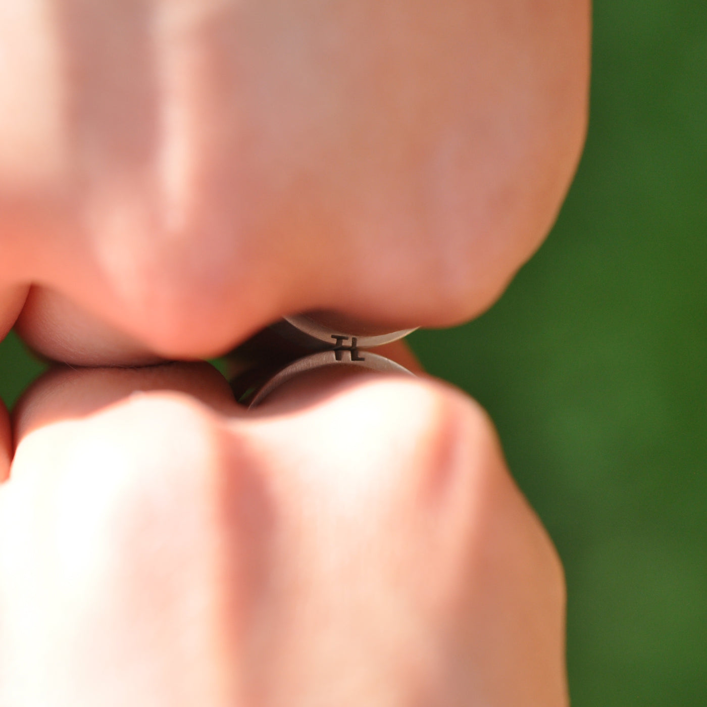 Initial Matching Promise Ring Set