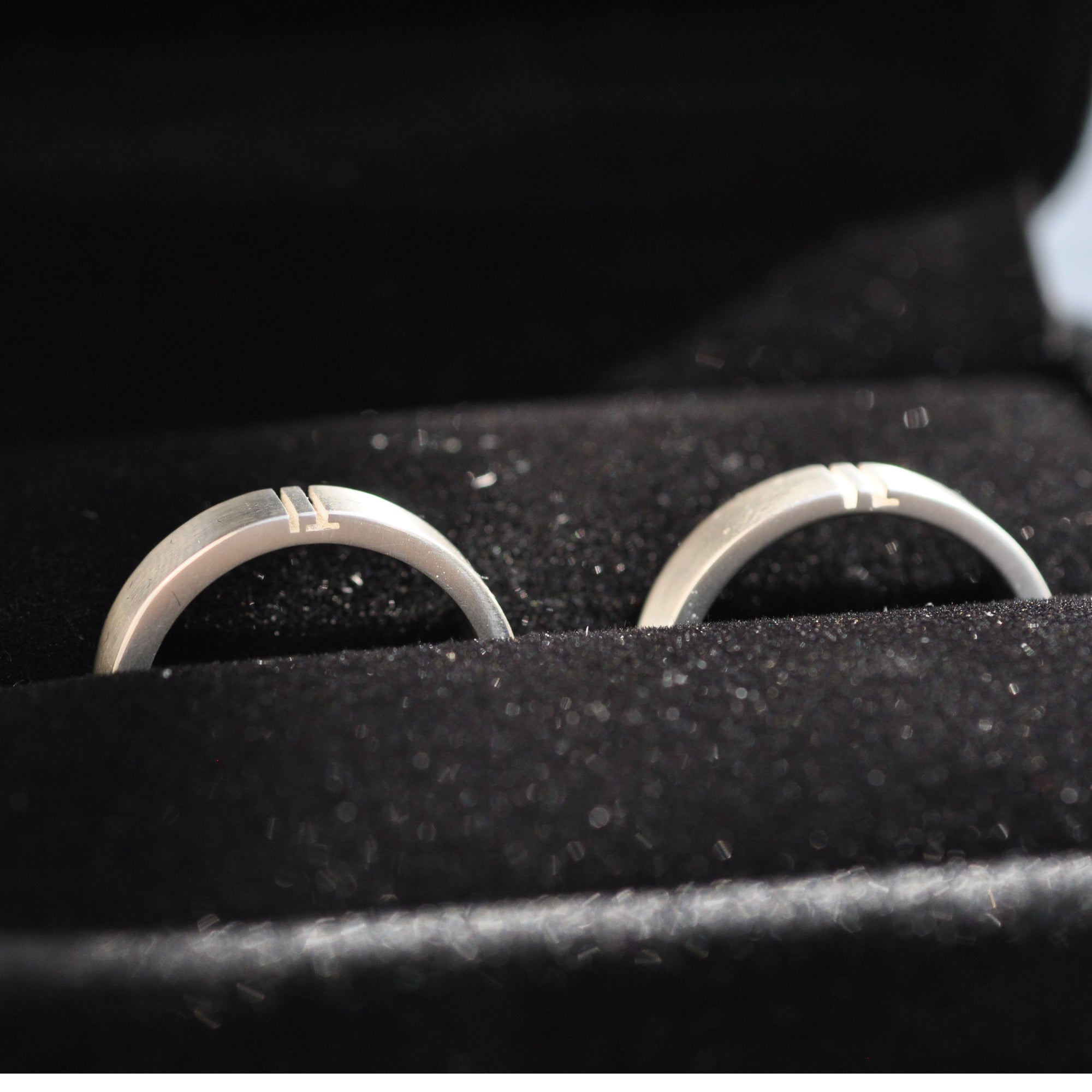 Initial Matching Promise Ring Set