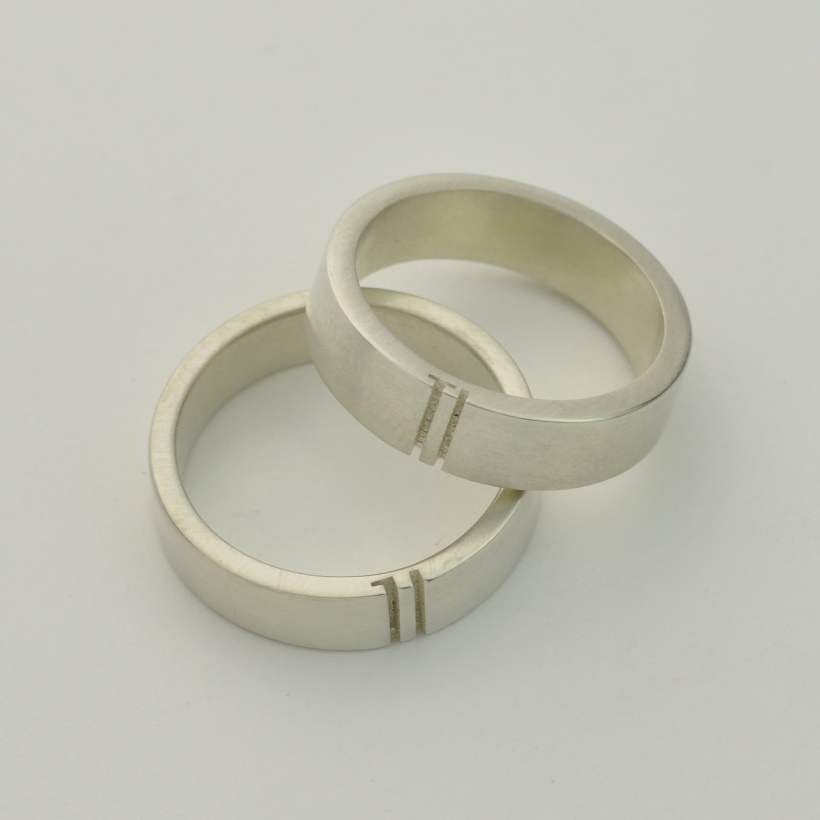 Initial Matching Promise Ring Set