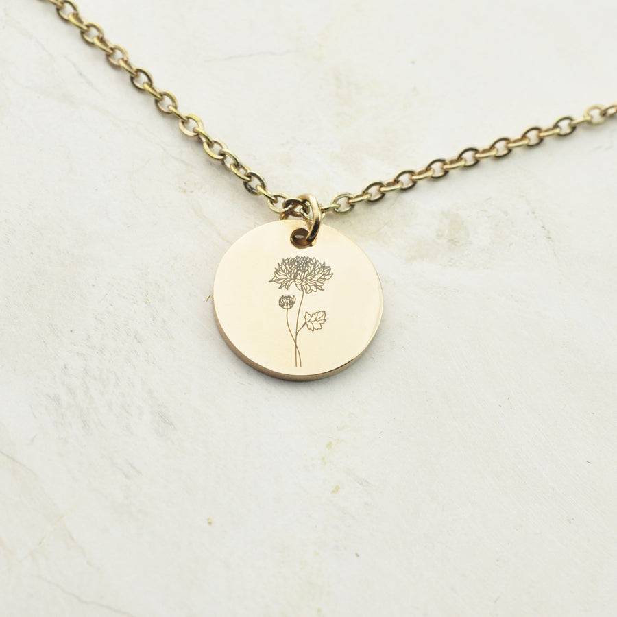 Flower Necklace With Personalized styles