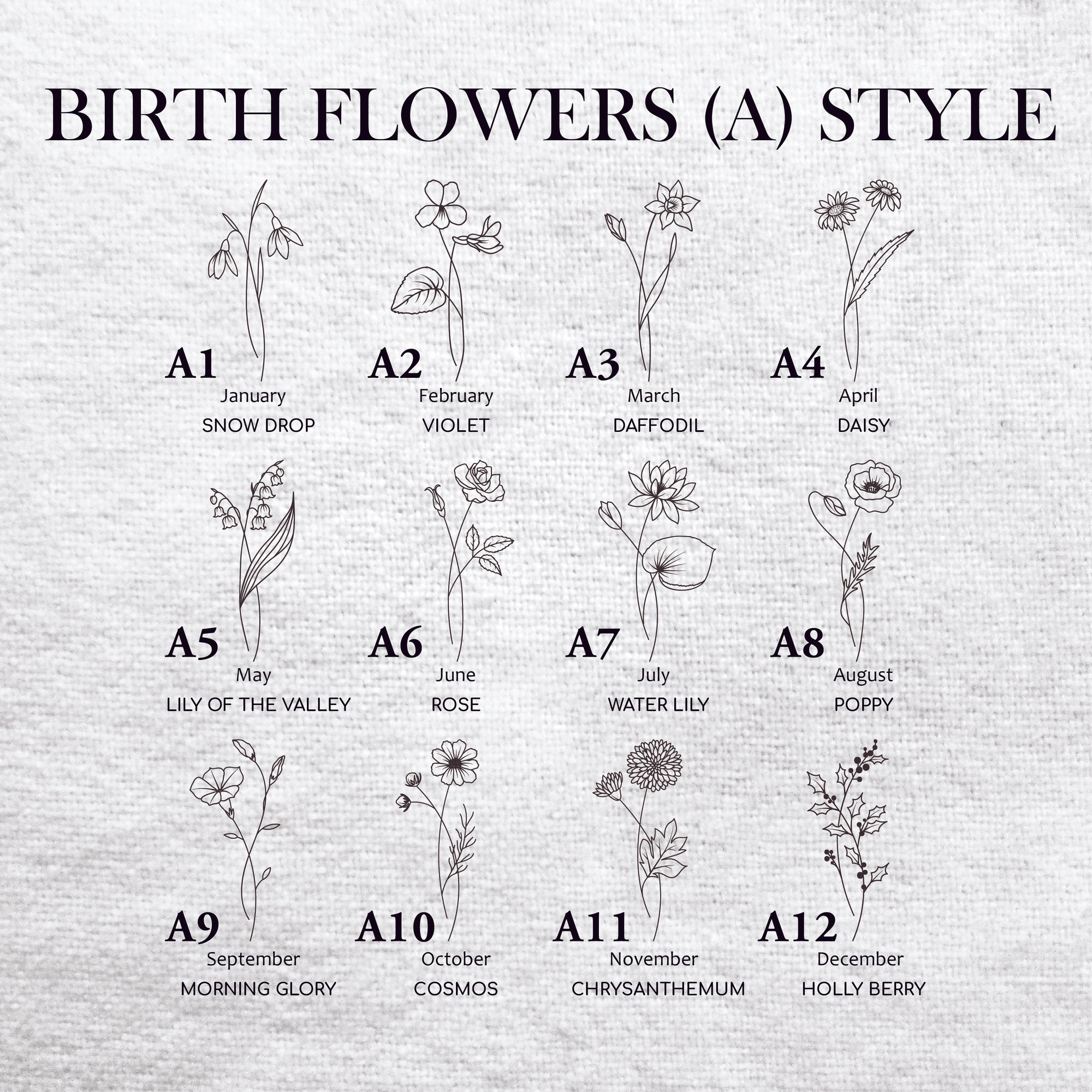 Flower Necklace With Personalized styles