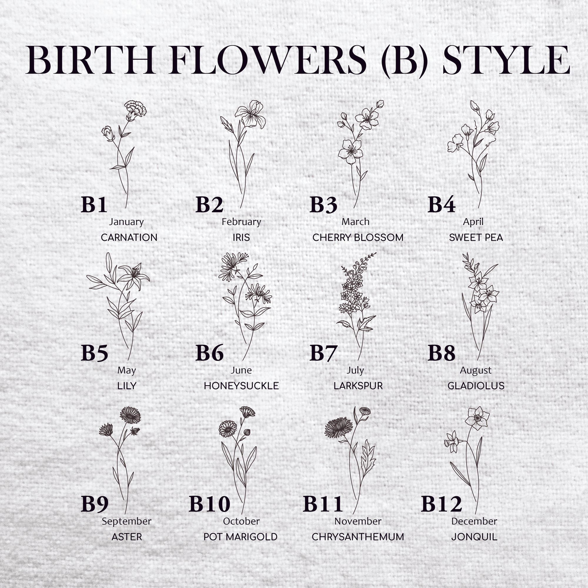 Flower Necklace With Personalized styles