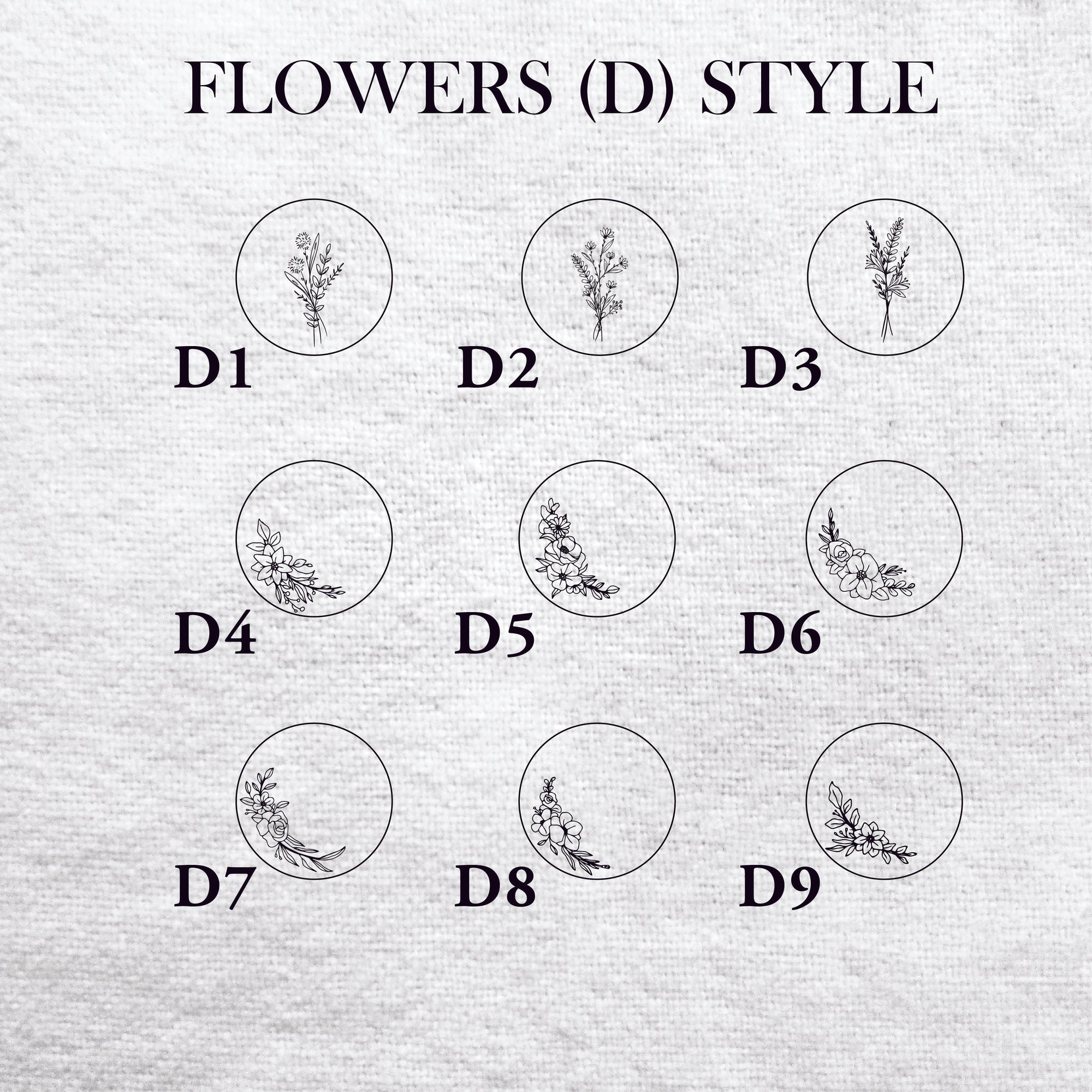 Flower Necklace With Personalized styles