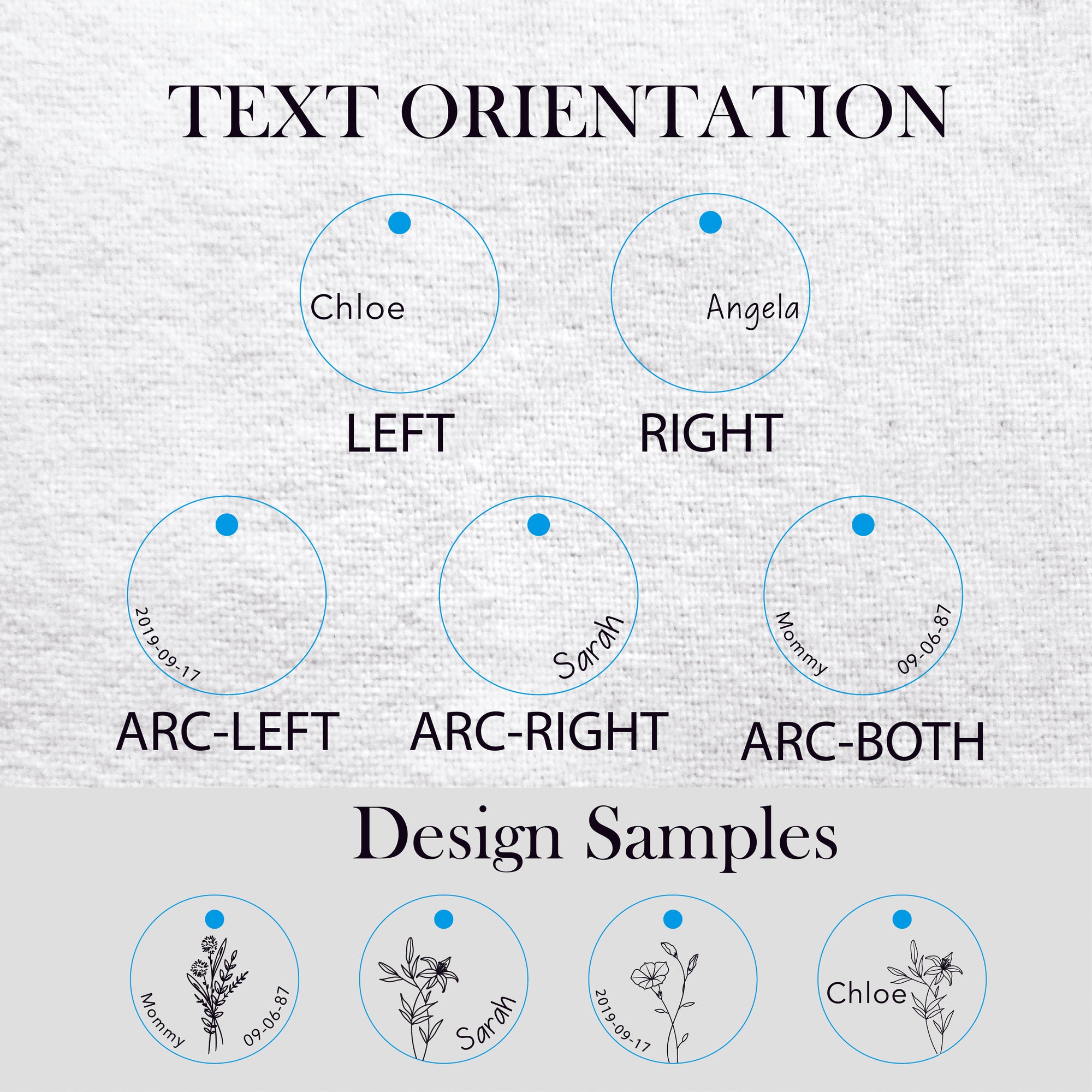 Flower Necklace With Personalized styles