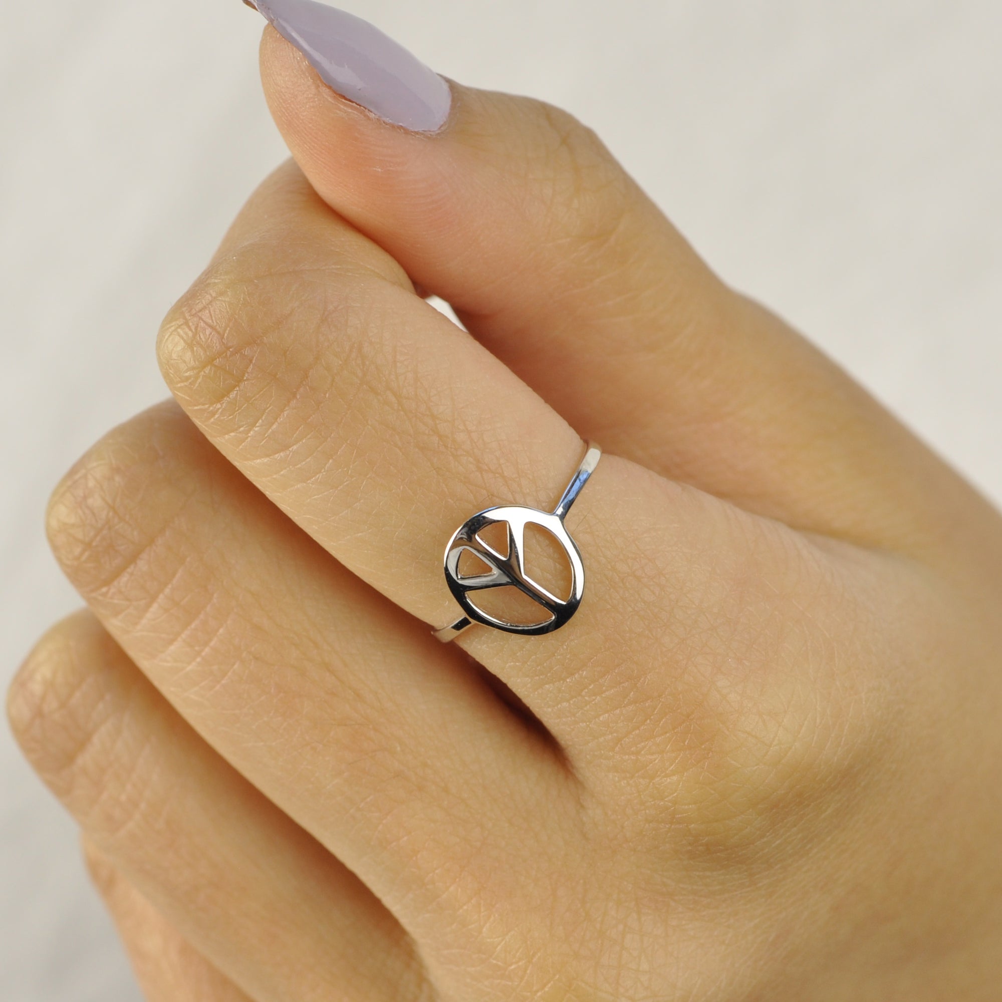 Peace Sign Ring
