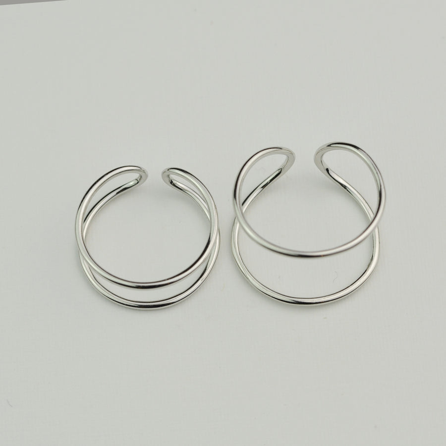 Minimalist 2 lines ring