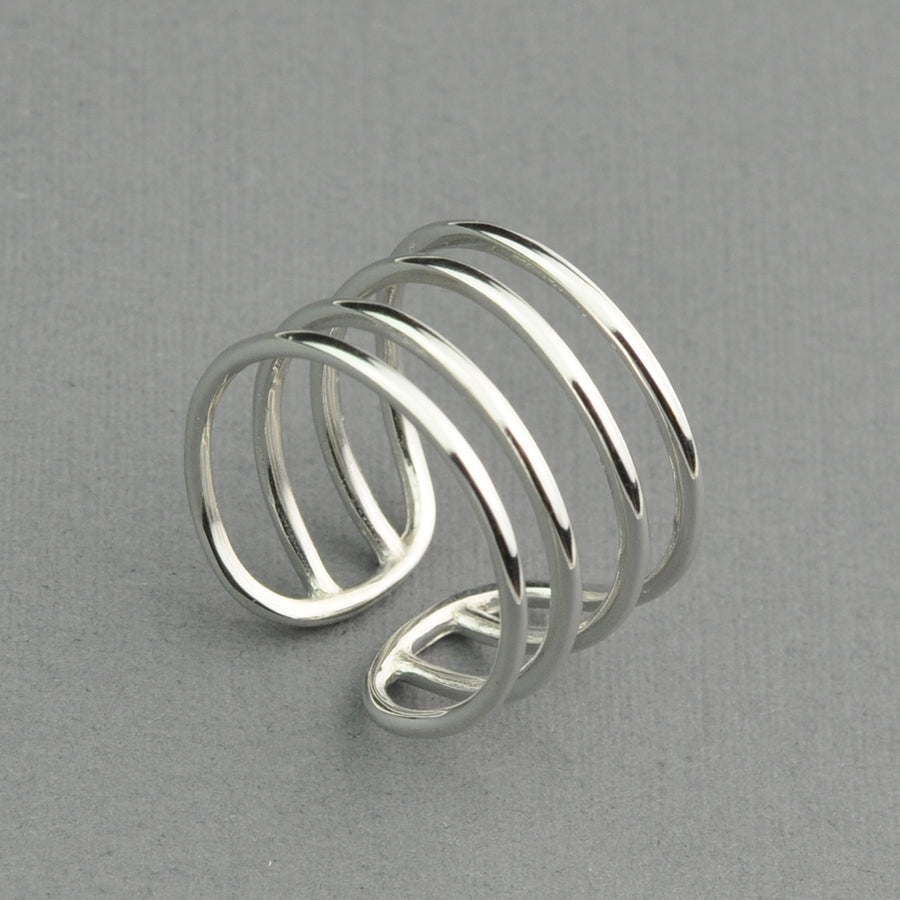 Minimalist 4 layered ring