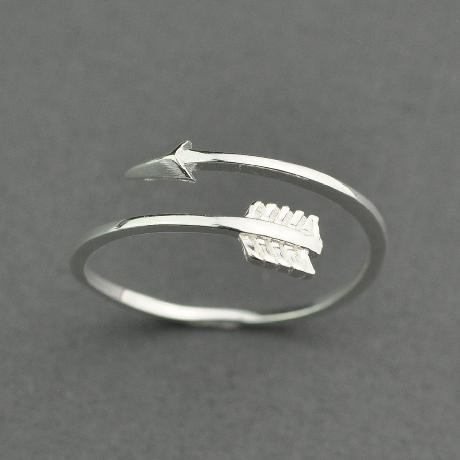 Simplistic love arrow ring