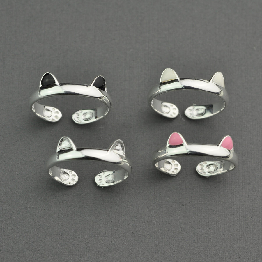Cat ears cute hugging ring