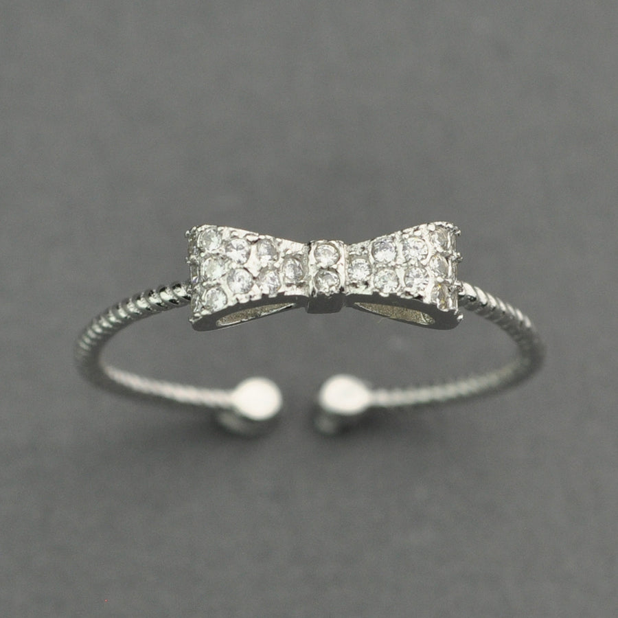 CZ bow ring